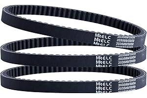 MRELC 3pcs 30 Series Go Kart Drive Belt Replaces Manco 5959 / Comet 203589，Torque Converter Belt