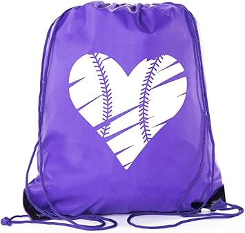 softball drawstring bags in bulk