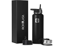 Iron Flask Sports Water Bottle - 40 Oz, 3 Lids (Straw Lid), Leak Proof, Vacuum Insulated Stainless Steel, Double Walled, Ther