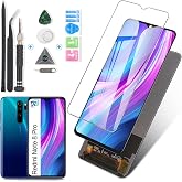 YWLRONG LCD for Xiaomi Redmi Note 8 Pro Screen Replacement Touch Screen Digitizer Assembly Screen Replacement with Tools(Black)