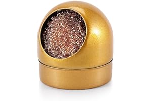 Flexzion Solder Cleaner with Brass Wool Soldering Wire Sponge and Gold, Dome-Shaped, Non-Slip Solder Sponge Tray Housing, Sol