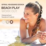Sularpek 12 Pcs Spiral Hair Ties No Crease Plastic Bobbles Women Girls view 6