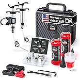 Borgen Brake Bleed Kit PRO for Shimano, Tektro & TRP Hydraulic Disc Brakes – Bike Bleed Kit with Video Guide- Incl. 2X Minera
