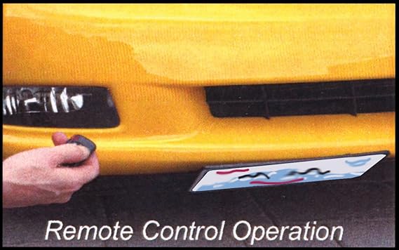 Amazon Show N Go 電動格納式 ナンバープレートフレーム 自動 表示 非表示 キーフォブ遠隔操作 ナンバーカバー ホルダー 車 バイク