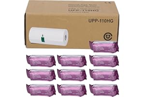 YABOYUGO Ultrasound Paper UPP 110HG 1 Box, High Gloss Thermal Print Film/Media 110mm x 18m