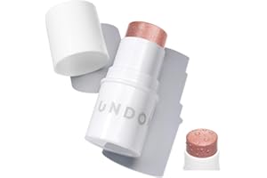 Undone Beauty Water Highlighter Stick with Coconut Water for Radiant, Dewy Glow - Blends Perfectly Into Skin - Rose Lit, 0.19 oz (5 g)