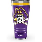 Tervis Traveler East Carolina Pirates - MVP Triple Insulated Tumbler Travel Cup Keeps Drinks Cold & Hot, 30oz, Stainless Steel