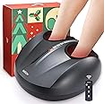 WELOV Foot Massager Machine with Deep-Kneading with 5 Level, Foot Massager for Neuropathy, Compression, Shiatsu, Heat for Plantar Fasciitis, Fits Feet Up to Size 12, Suitable for Christmas Gifts