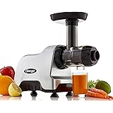 Omega Compact Slow Speed Multi-Purpose Nutrition System Juicer with Quiet Motor Creates Continuous Fresh Healthy Fruit and Ve