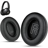 Krone Kalpasmos Soundcore Replacement Ear Pads – Fits Soundcore Life Q20 Replacement Ear Pads, Soft Memory Foam Soundcore Q20 Replacement Ear Pads for Anker Q20/Q20BT/Q20+/Q20i Headphones – Black