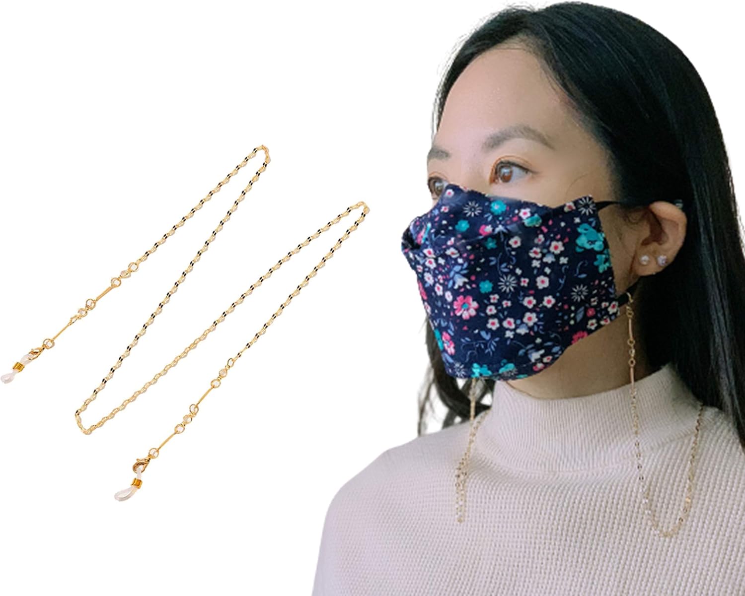 Kupfer Brillenkette Mit Schlangen-Design - Verstellbare Halskette Für Brille & Sonnenbrille