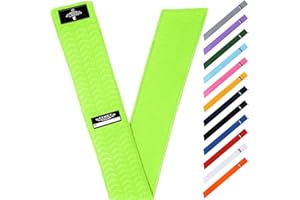 Exxact Sports Streamer Towel Football with Hook & Loop Fastener, Ultra Light Quarterback QB Football Towel to Clean Hands, Visor, Gloves - Highly Absorbent, Quick-Dry (Neon Green)