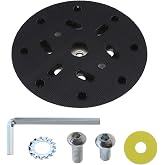 Micro Traders 6 Inch 17 Holes Sanding Disc Pad Backing Sander Hook and Loop Sander Replacement Pad Compatible with BO6030 &amp; BO6040 Festool RO1 ES150 ET2