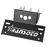 RANSOTO Motorcycle Fender Eliminator License Plate