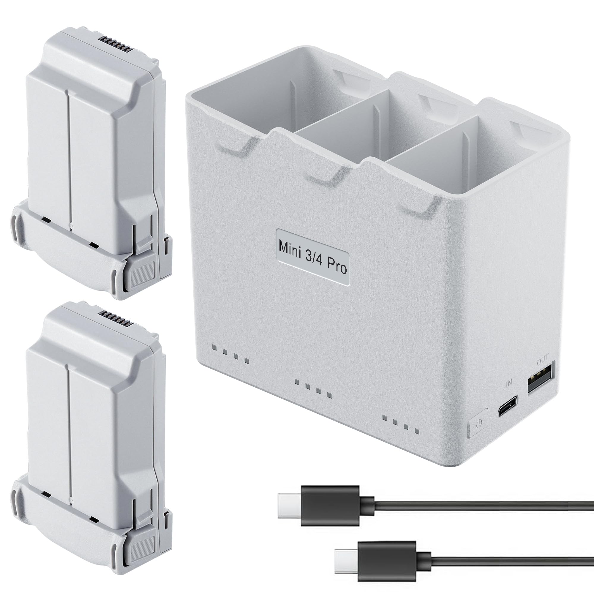 Photo 1 of YATEOO Intelligent Flight Battery Plus(2-Pack) with Bi-Directional Charging Hub for DJI Mini 4 Pro/Mini3/Mini 3 Pro,3850mAh 47 Mins Flight Time Upgrade 2025 (2 Batteries with Charger)