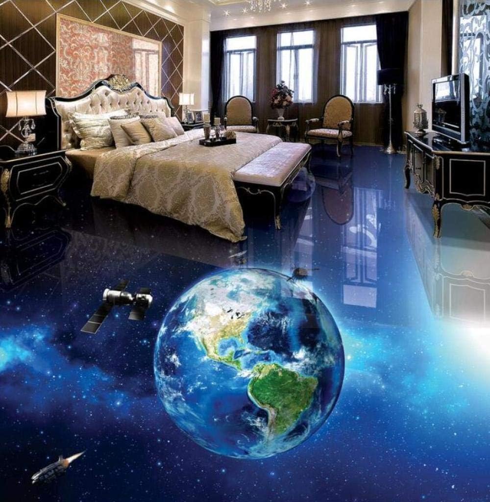 YBHNB Custom 3D Floor Wallpaper 3D Waterproof Floor Custom Photo Self