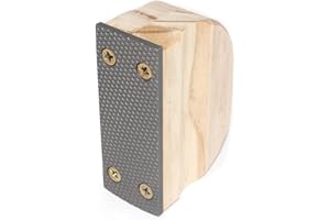 homcare Farrier Rasp with Wooden Handle, Hoof File, Equine Hoof Rasp,Hoof Trimming File (Fine Tooth)