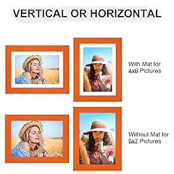 Vittanly 5x7 Picture Frame, Display Pictures 4x6