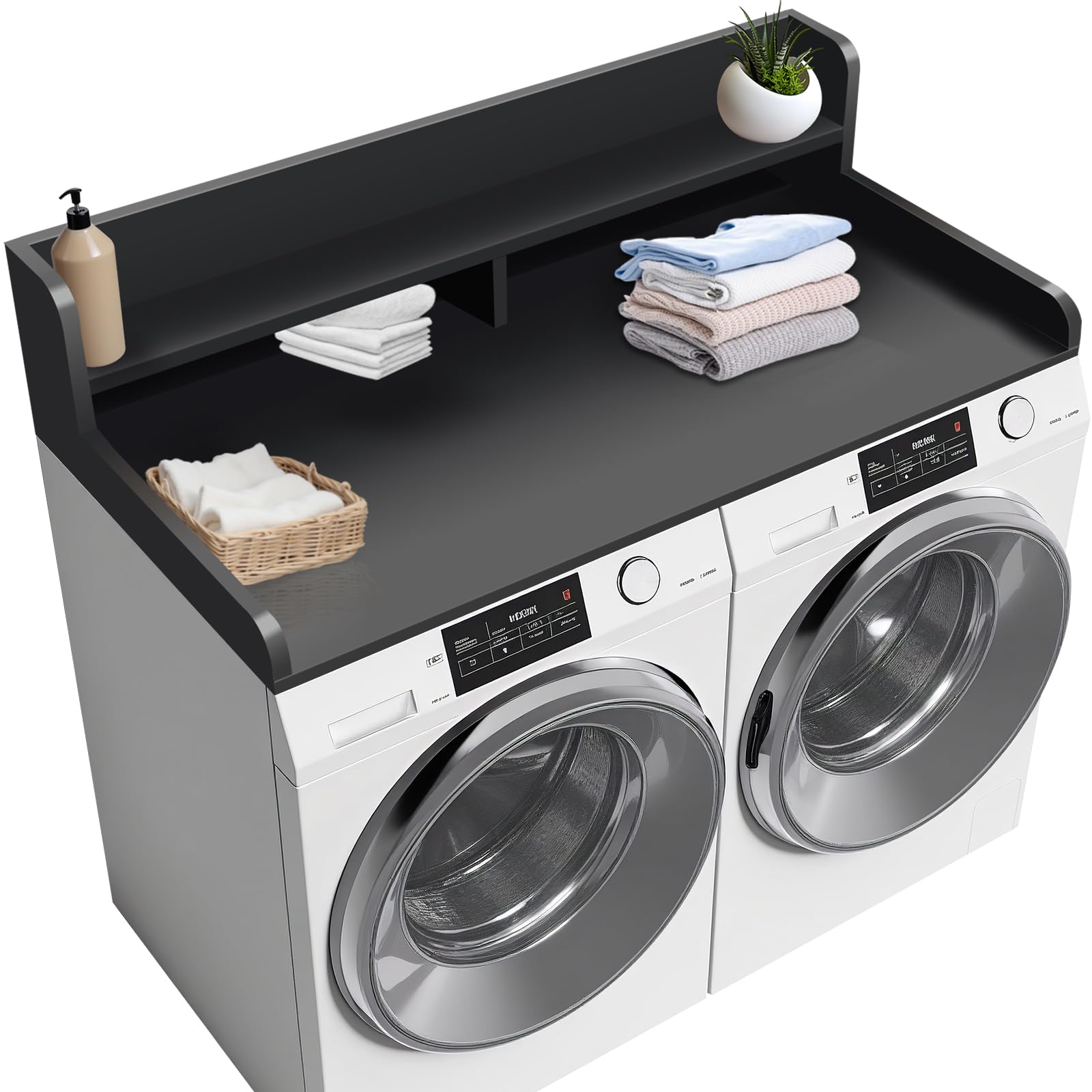 CXNGD Washer Dryer Countertop Laundry Countertops