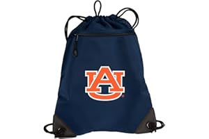Broad Bay Auburn University Drawstring Backpack Auburn Cinch Bag - UNIQUE MESH & MICROFIBER