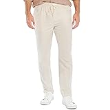 Nautica Classic Fit Linen Drawstring Pant, Wheat