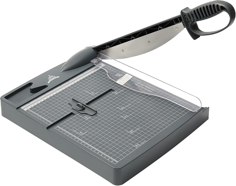 JIELISI Heavy Duty Guillotine Paper Cutter 12 Inch 30 Sheets A4