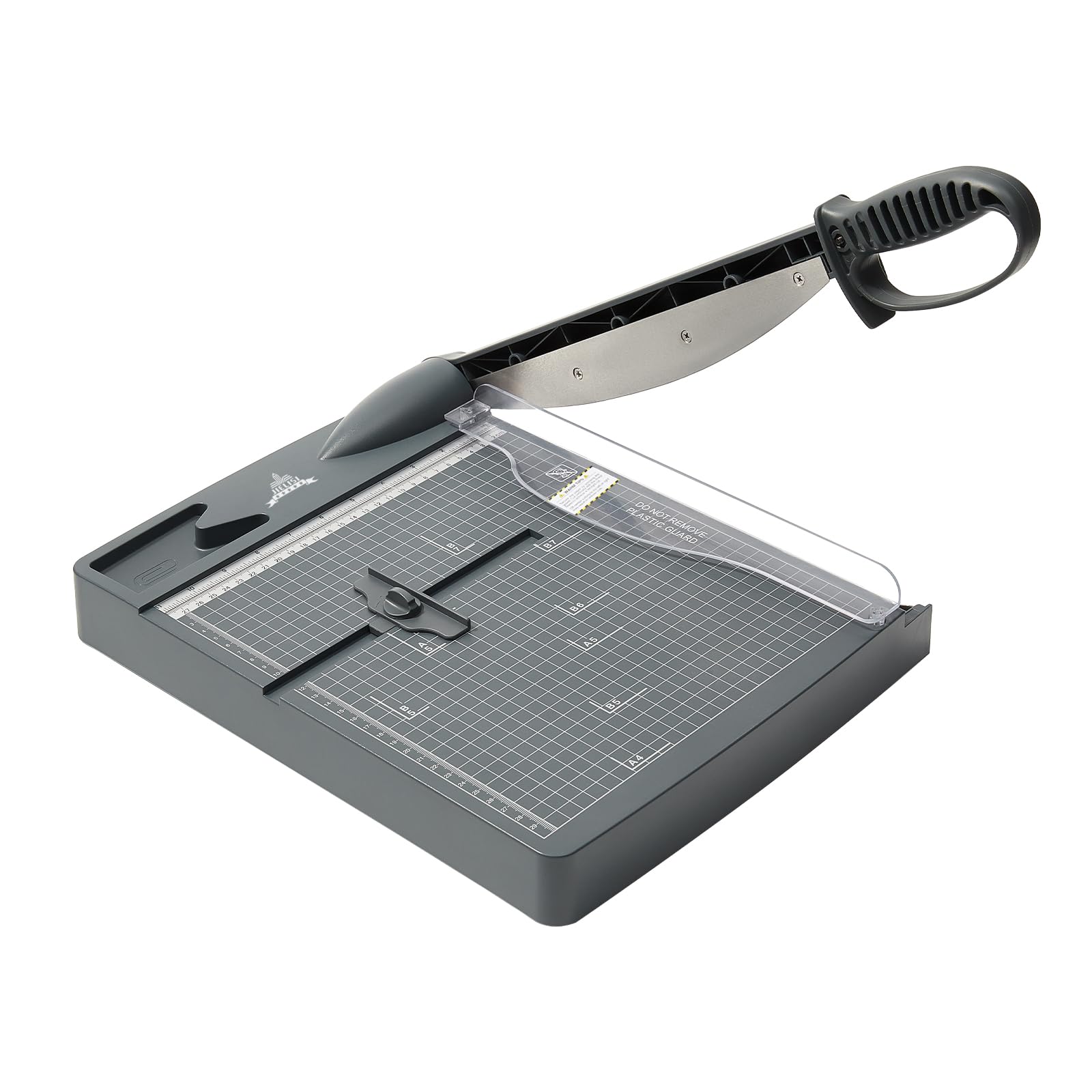 JIELISI Heavy Duty Guillotine Paper Trimmer Cutting Performance up to 30 Sheets,12 Inch Cut Length A4 Manual Paper Cutter Scrapbooking Tool with Safety Guard and Blade Lock
