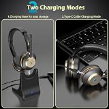 Earbay Wireless Headset Bluetooth with Microphone Noise Canceling 50H Battery view 8