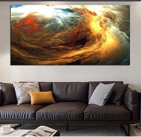 Xiaoxinyuan Tirages D Art Mural Grand Format Poster Abstract Nuage