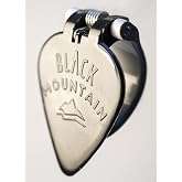 Black Mountain Thumb Picks, Spring Loaded for a Perfect Fit - Medium Gauge | Acoustic guitar, electric guitar, ukulele, banjo and more. Universal fit for Medium-XL thumbs