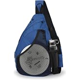 MOYAQI Disc Golf Bag with Retriever Holder and Storage Pockets, Disc Golf Backpack with 8-10 Disc Capacity, Padded Adjustable Strap and Back Panel, Lightweight and Durable