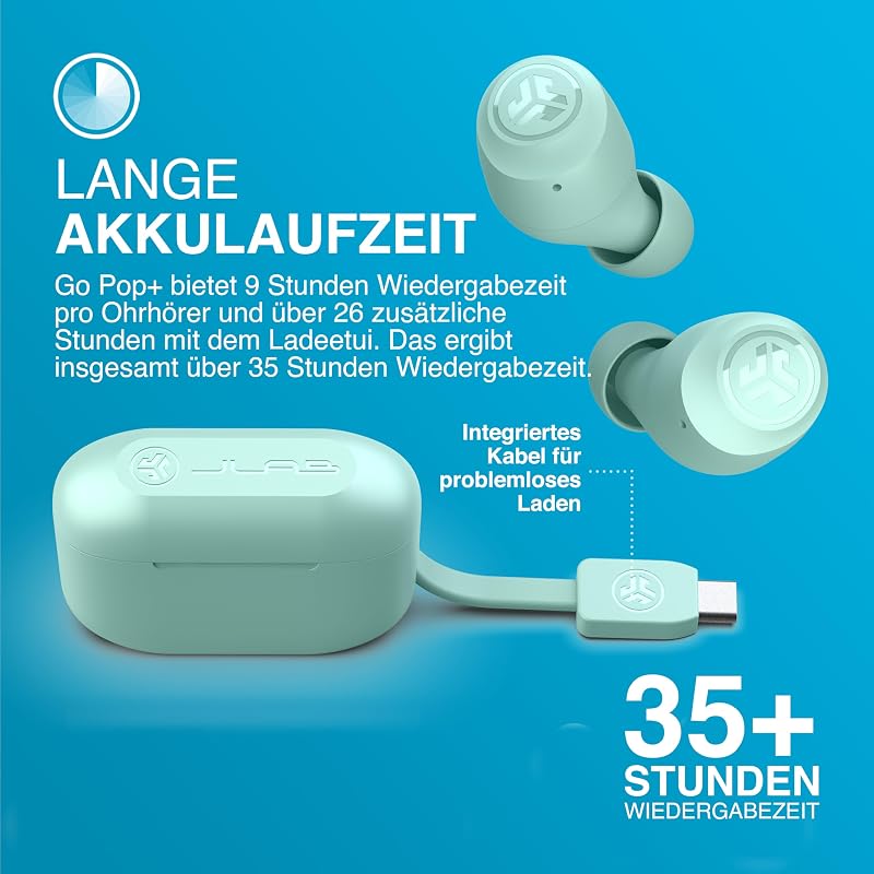 Go Air Pop+ True Wireless Kopfhörer - Bluetooth, Minzgrün