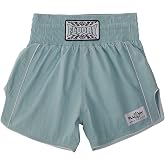 FLUORY Muay Thai Shorts Simple Stylish Boxing Shorts Soft Smooth Nylon Fighting Frapple Workout Shorts