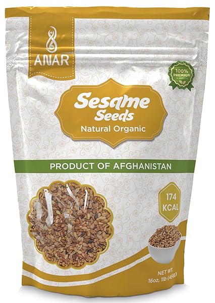 ANAR SESAME SEEDS | PREMIUM 16OZ (454G) BAG...
