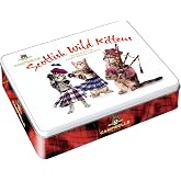 Campbells Shortbread Scottish Wild Kittens Assorted Cookies Tin 5.3 Oz (150g) - Pure Butter Scottish Shortbread Cookies from Scotland, British Tea Biscuits, Assortment Gift Tin for Cat Lovers