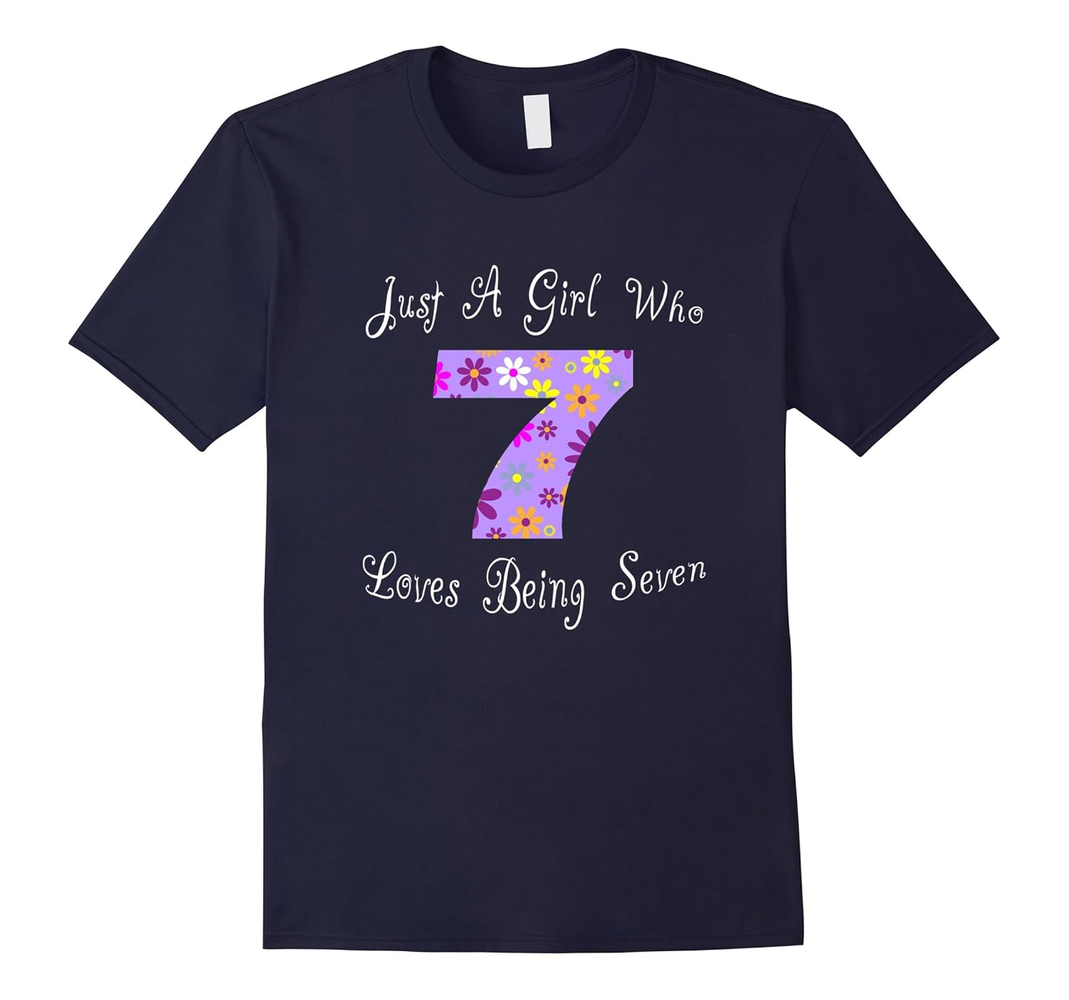 Girls 7th Birthday Shirt - Cute Kids Bday Gift Tees-ANZ