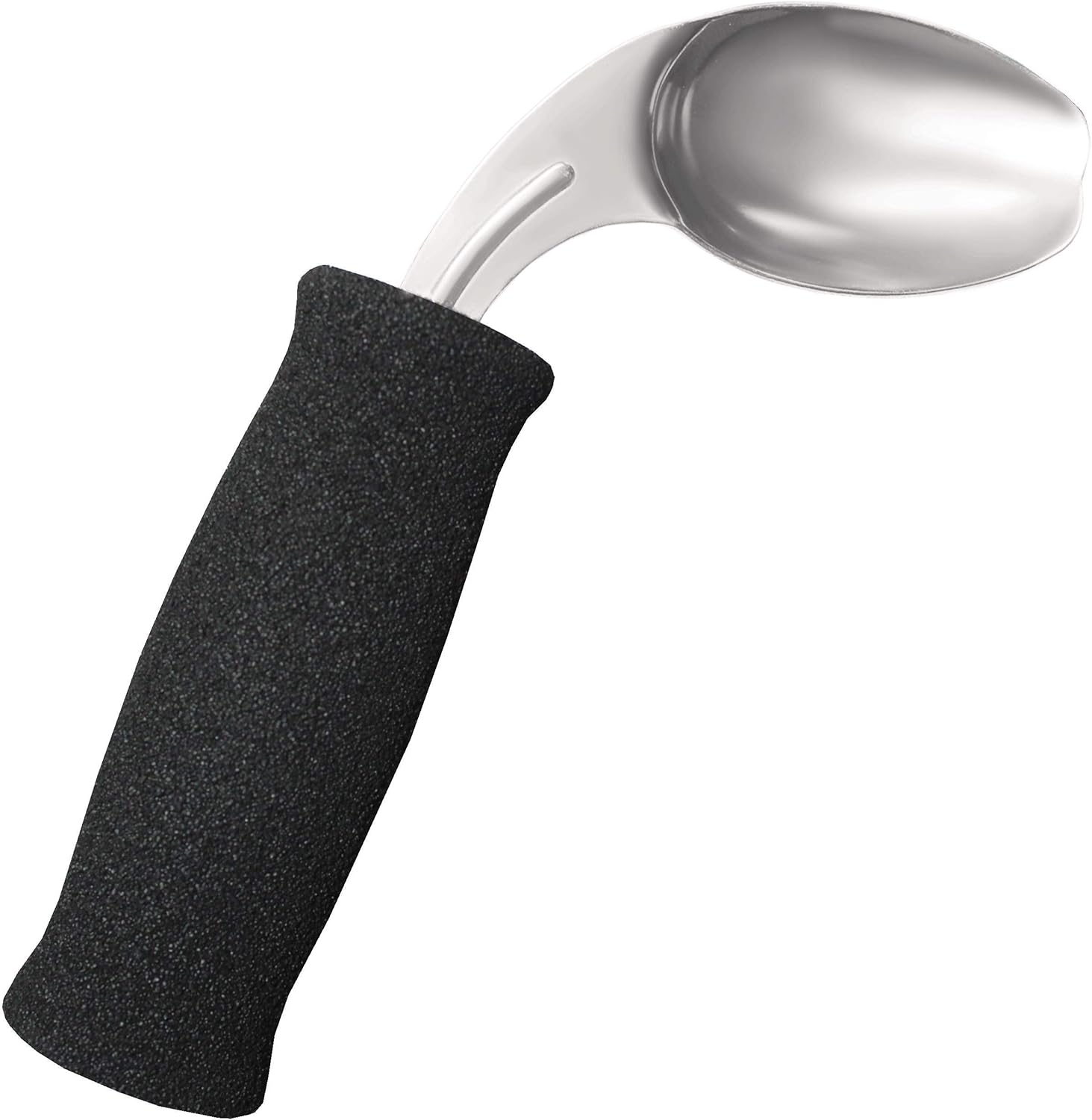 Soft Foam Built-Up Handle Offset Spoon: Health & Personal Care