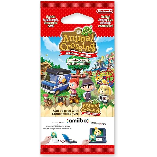 Amazon.com: Animal Crossing Card amiibo [Animal Crossing Series] 5 pack set  : Video Games