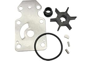 SeaSierra 63V-44352-00 Outboard Water Pump lmpeller Kits Replacement Yamaha 4 Stroke 9.9-20HP Marine Motors with Tube O-Ring Gasket Key Sierra 18-3040
