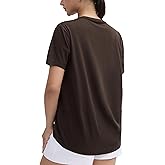 THE GYM PEOPLE Women's Loose Fit Workout T-Shirts V Neck Short Sleeve Running Yoga Lounge Tee Tops