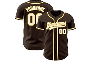 LELEOLINK Custom Baseball Jersey, Baseball Jersey, Baseball Jersey Men, Personalized Baseball Jersey, Custom Red Cream