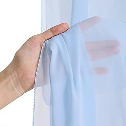 Wedding Arch Drapes Fabric 3 Panels Light Blue