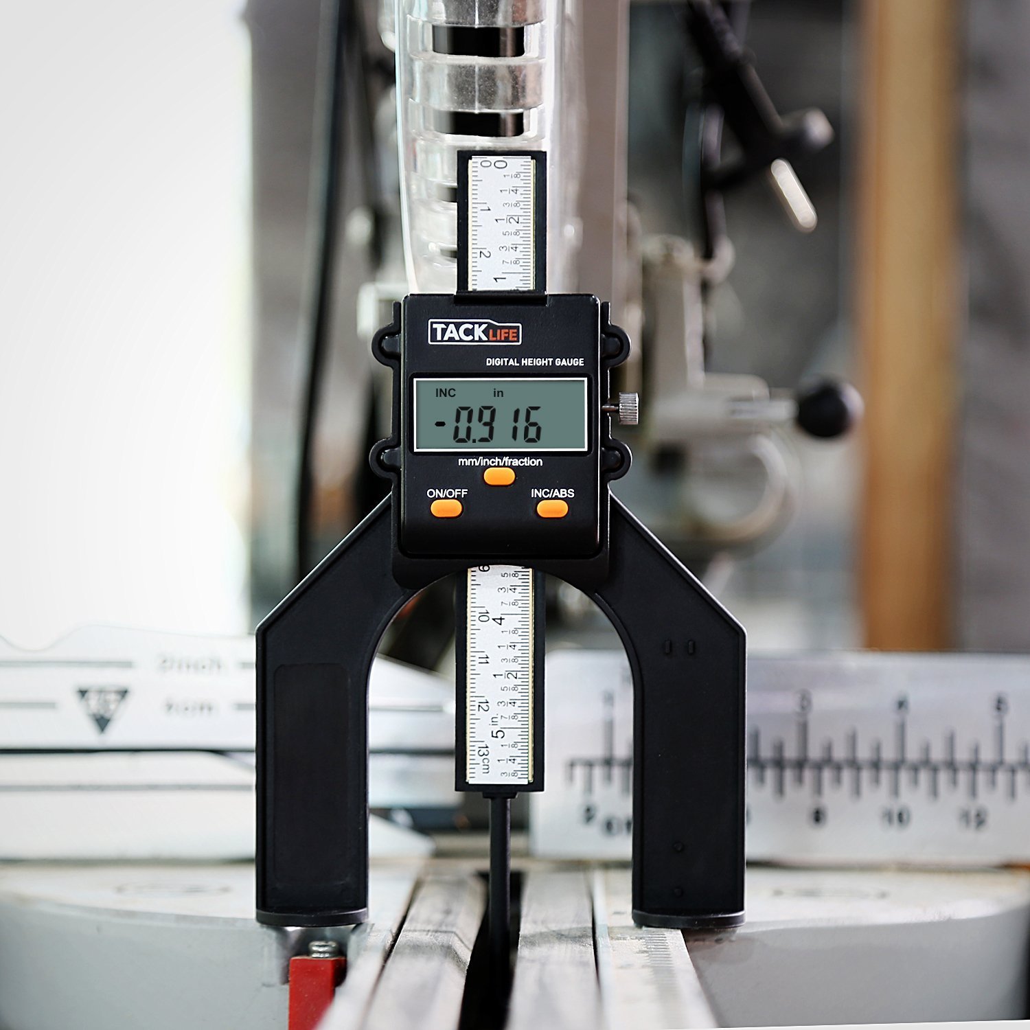 Digital Height Gauge Depth Gauge Table Saw Height Gauge with Three