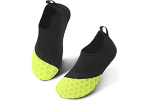 L-RUN Toddler Water Shoes Quick Drying Barefoot Boys Girls Aqua Socks Kids Swim Shoes for Beach Pool Surfing Yoga