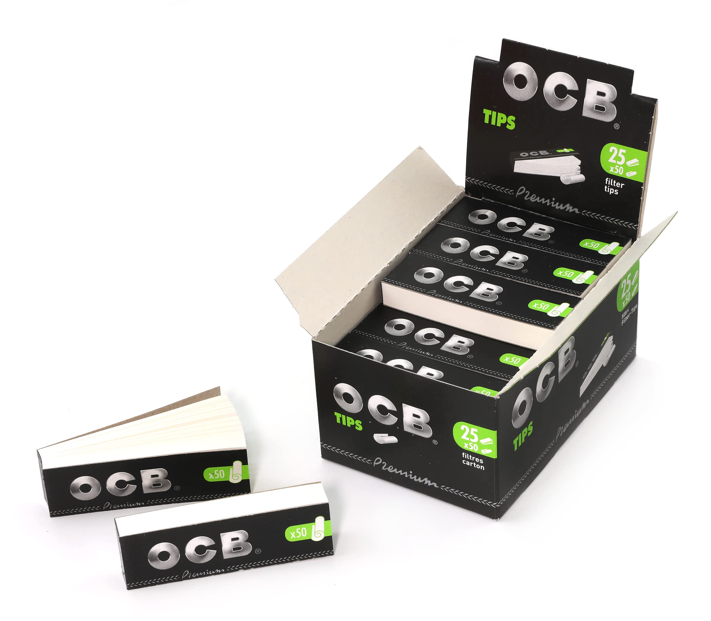 OCB 16920 Filter Tips, Black (10 x 8 x 5 cm