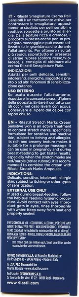 Rilastil Women's Anti-Stretch Mark Cream 200ml Sensitive Skin Pregnancy view 6