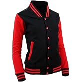 The-Tops Women's Baseball Jacket Varsity Cotton Letterman Jackets