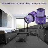 morpilot Dyson V10 Filters 3 Pack for Cyclone Series V10 Absolute Animal Total view 6