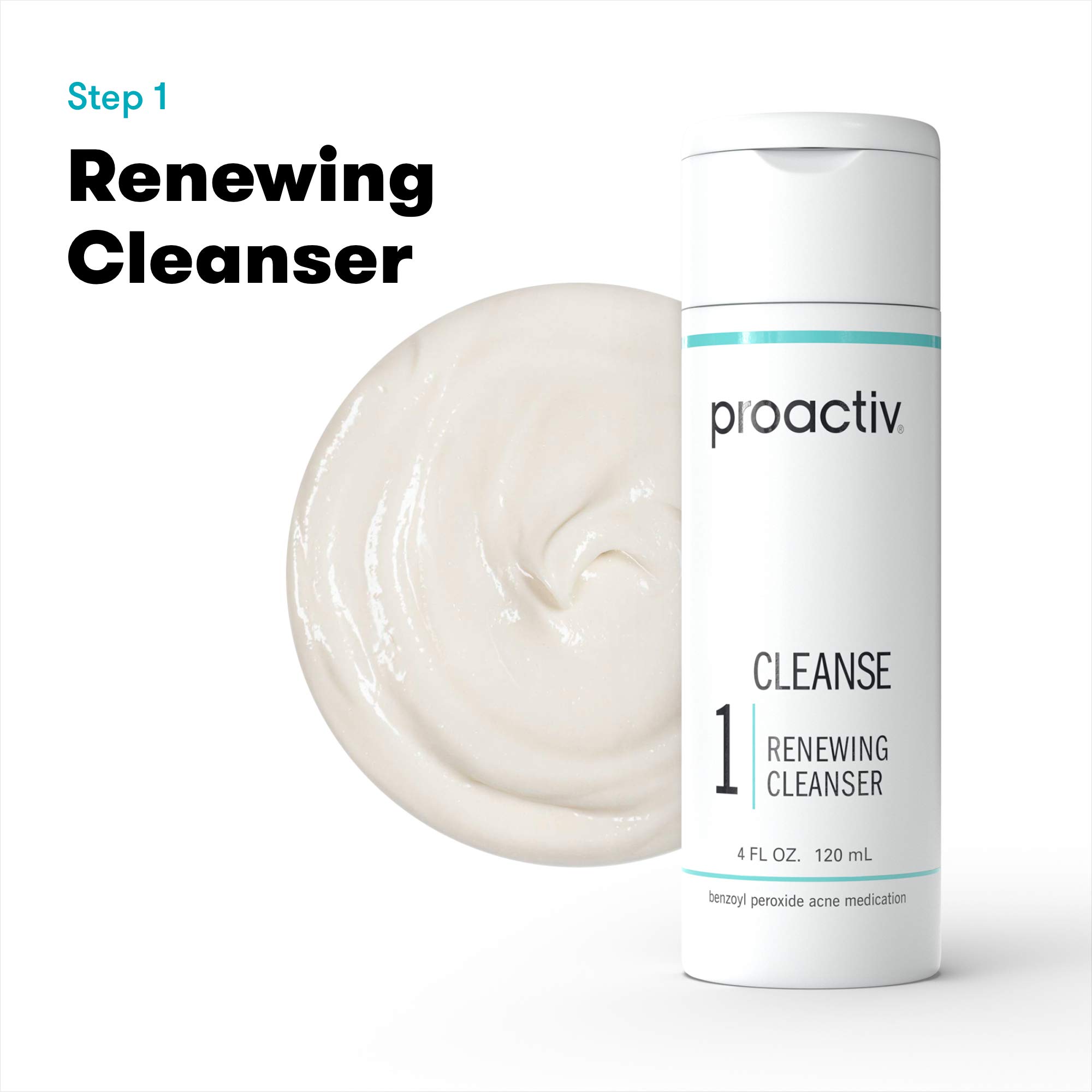 EXPIRED 7/22 Proactiv 3 Step Acne Treatment - Benzoyl Peroxide Face Wash, Repairing Acne Spot Treatment for Face And Body, Exfoliating Toner - 60 Day Complete Acne Skin Care Kit
