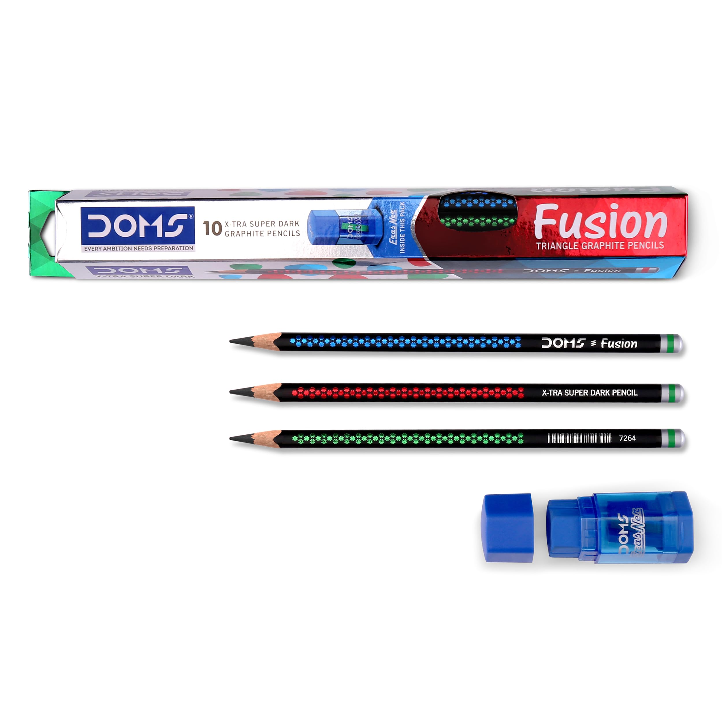 DOMS Fusion Pencil pack of 10